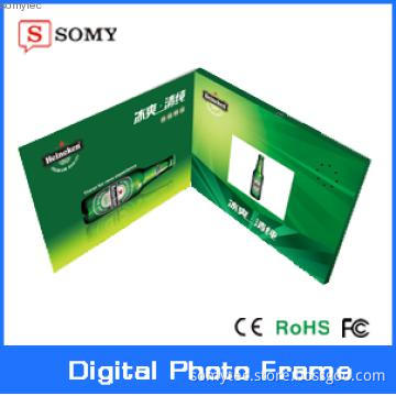 3.5 inch resolution 320*240 wholesale TFT video greeting card